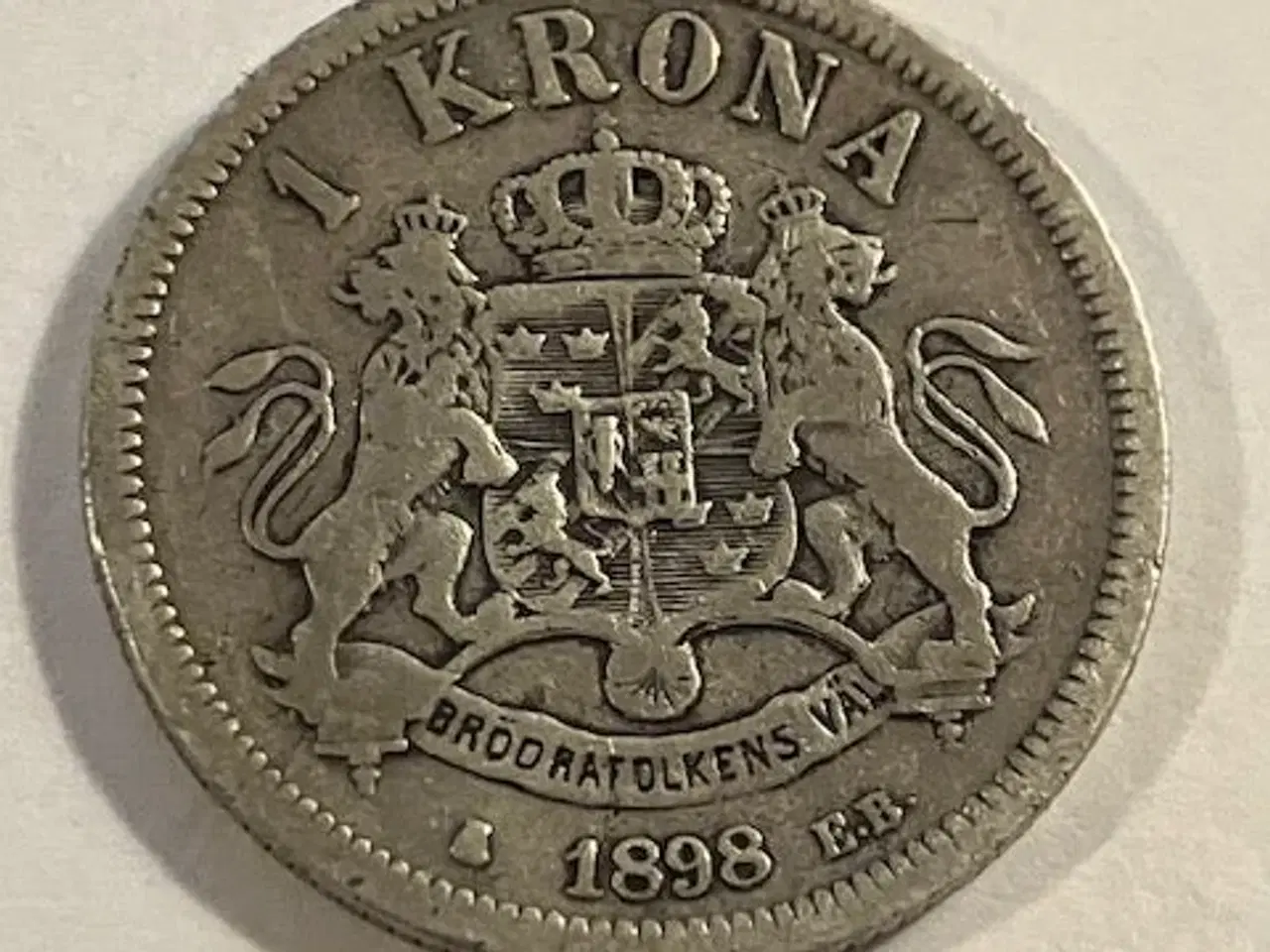Billede 1 - 1 Krona 1898 Sverige