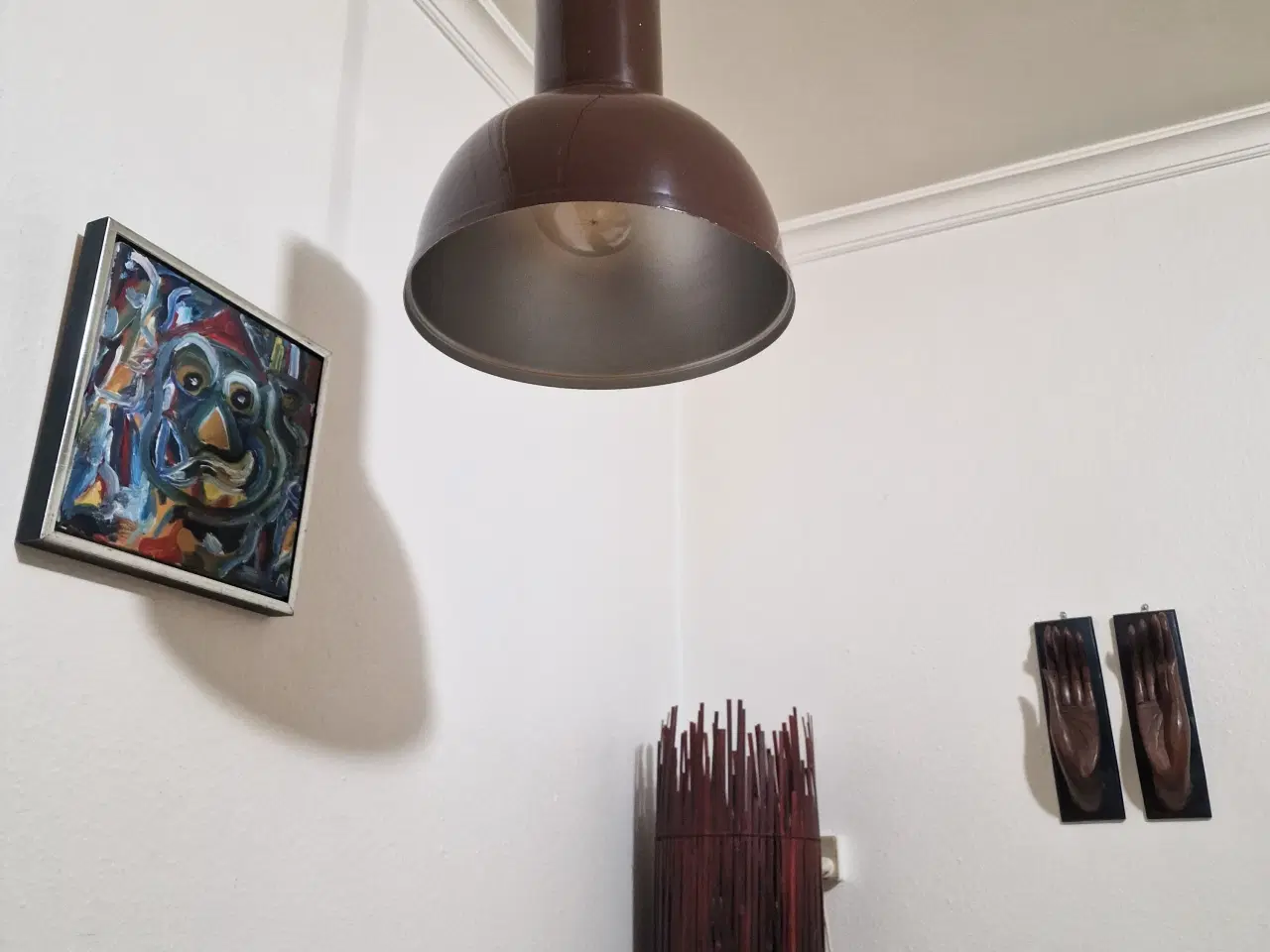 Billede 2 - Fed retro pendel med industrielt look.