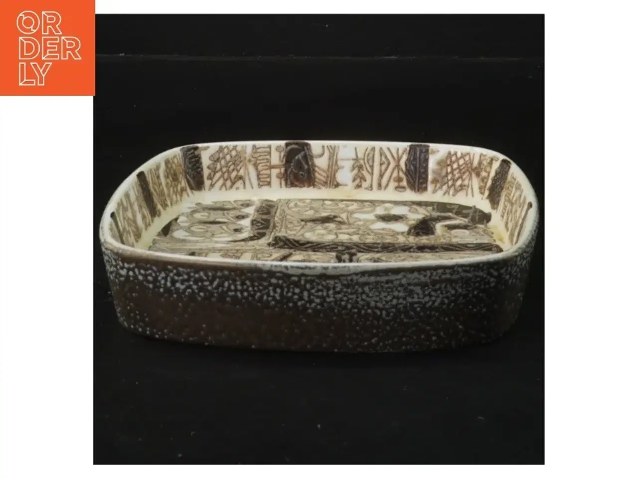 Billede 2 - Keramisk fad fra royal copenhagen med mønster fra Royal Copenhagen (str. 16x16x3 cm)