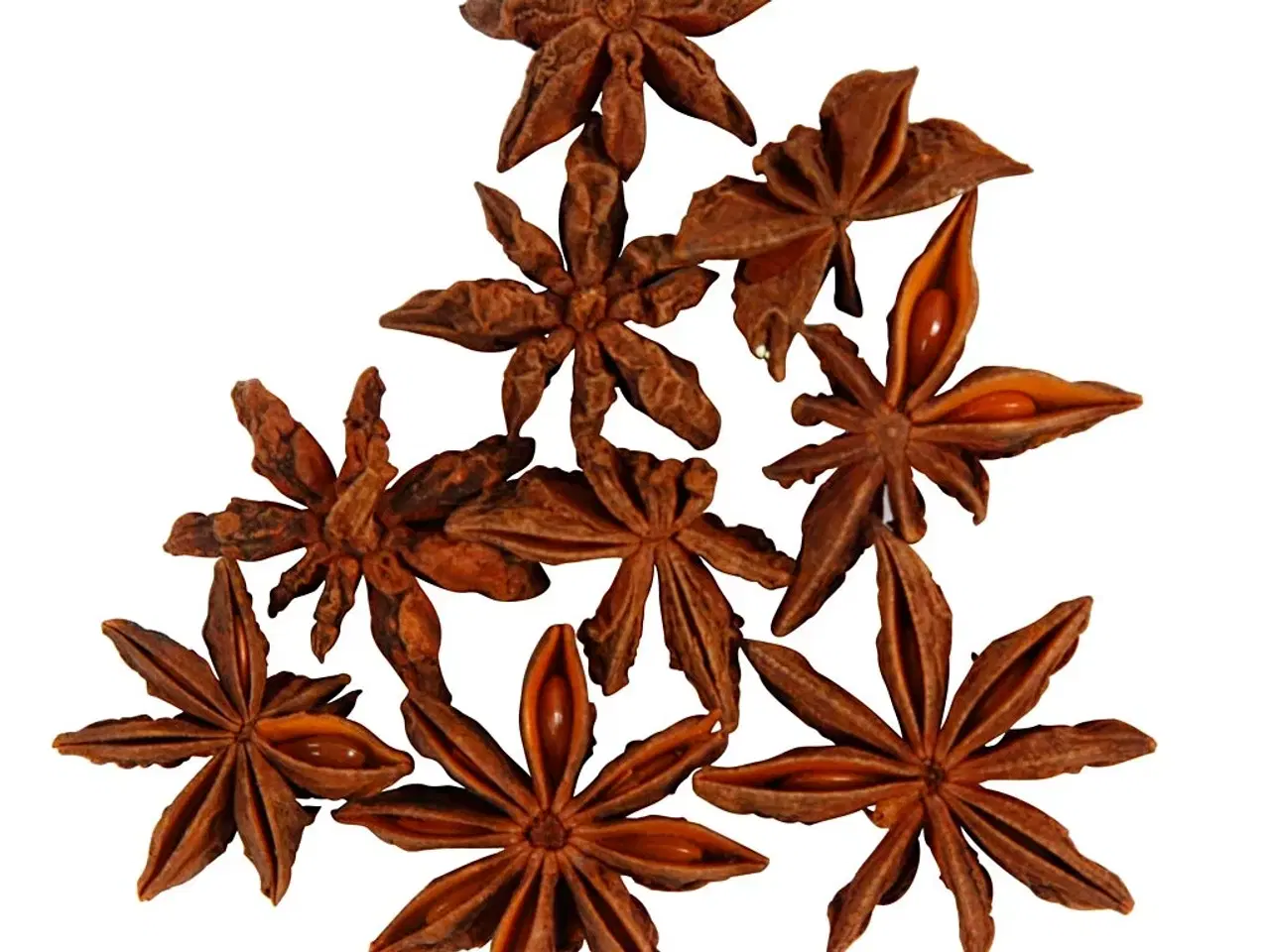 Billede 1 - Ægte Anisstjerner - 10 stk. Naturlig Dekoration