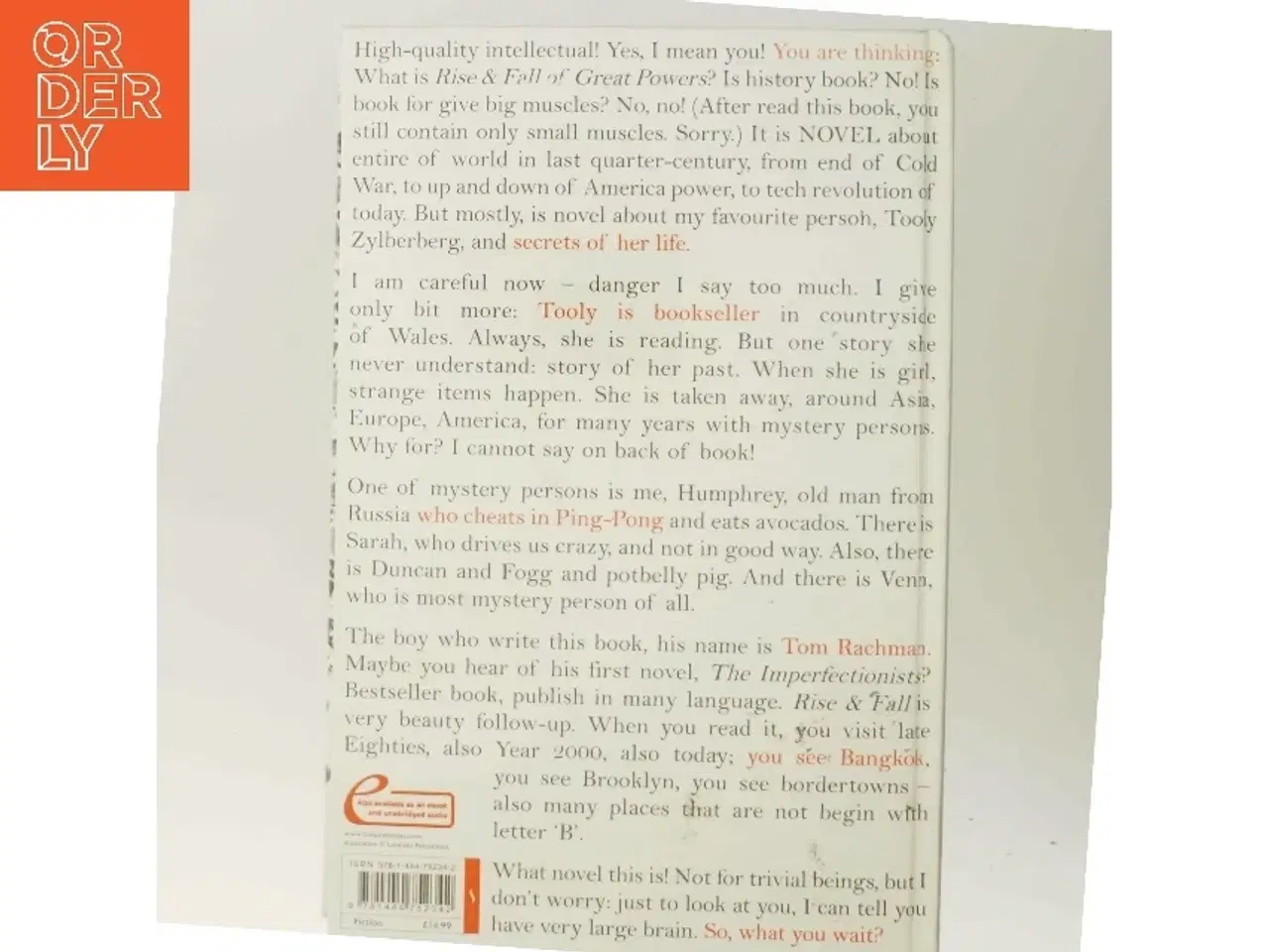 Billede 3 - The Rise and Fall of Great Powers af Tom Rachman (Bog)