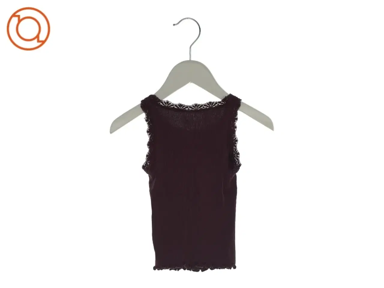 Billede 2 - Lilla undertrøje med blonder (str. ca. 80)