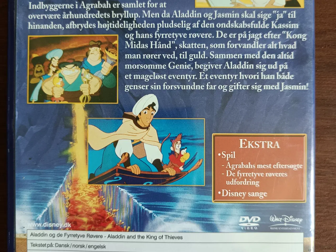 Billede 2 - DVD Aladdin Og De Fyrretyve Røvere