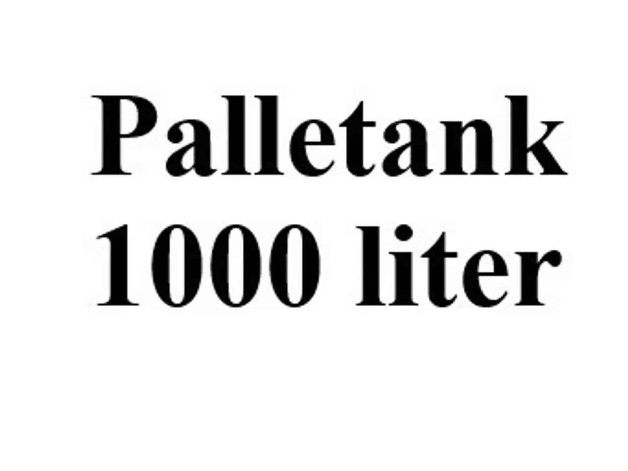 Billede 1 - Palletank, 1000 ltr.