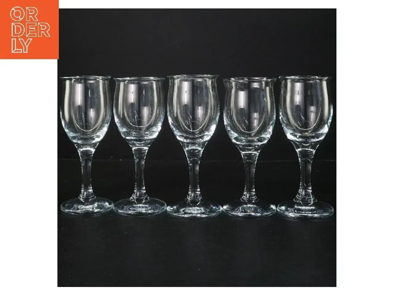 Billede 1 - Fem Ideelle glas fra Holmegård(str. 17 cm, 5 styk cm)