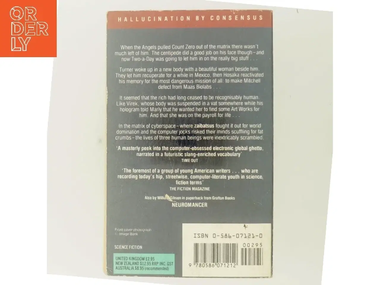 Billede 3 - Count Zero af William Gibson (Bog)