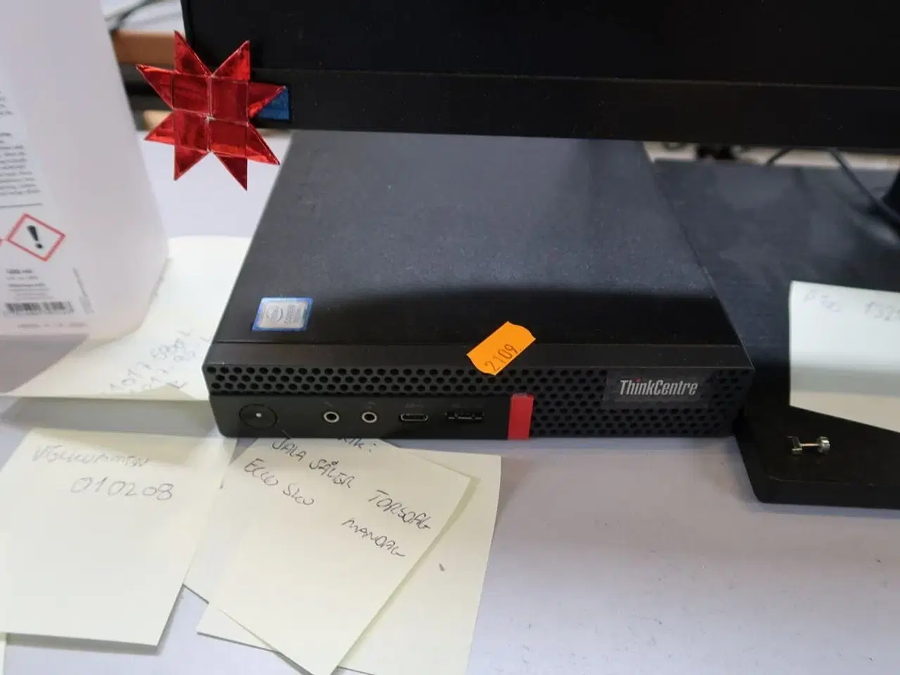 Billede 6 - Computerskærm SAMSUNG, tastatur, håndscanner, computer LENOVO