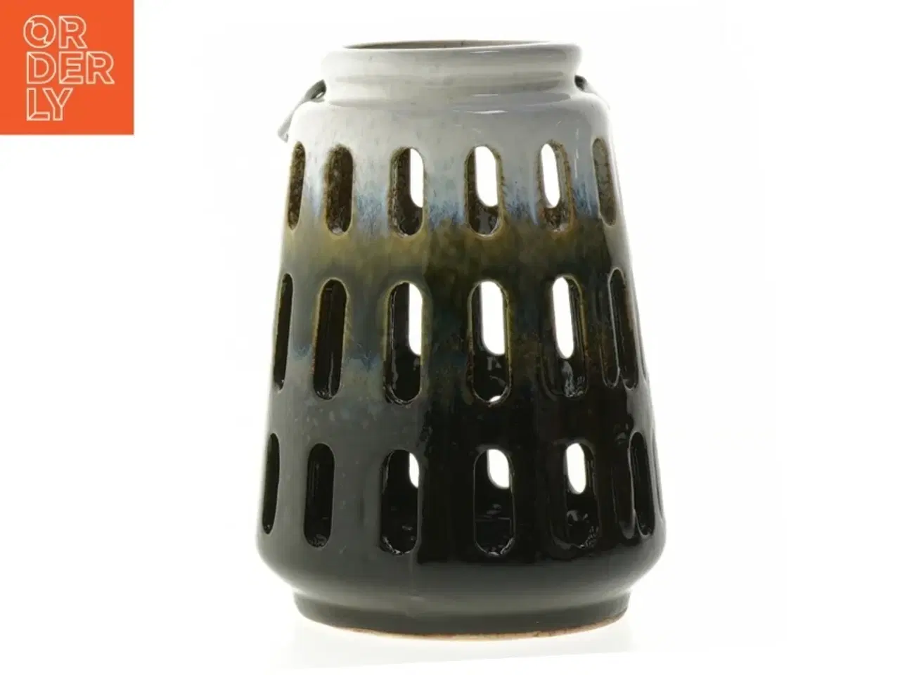 Billede 4 - Keramisk lysestage (str. 13,5 cm)