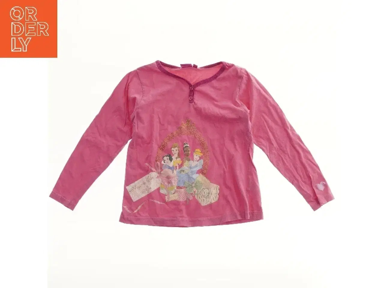 Billede 2 - Langærmet bluse med print fra Disney (str. 116)