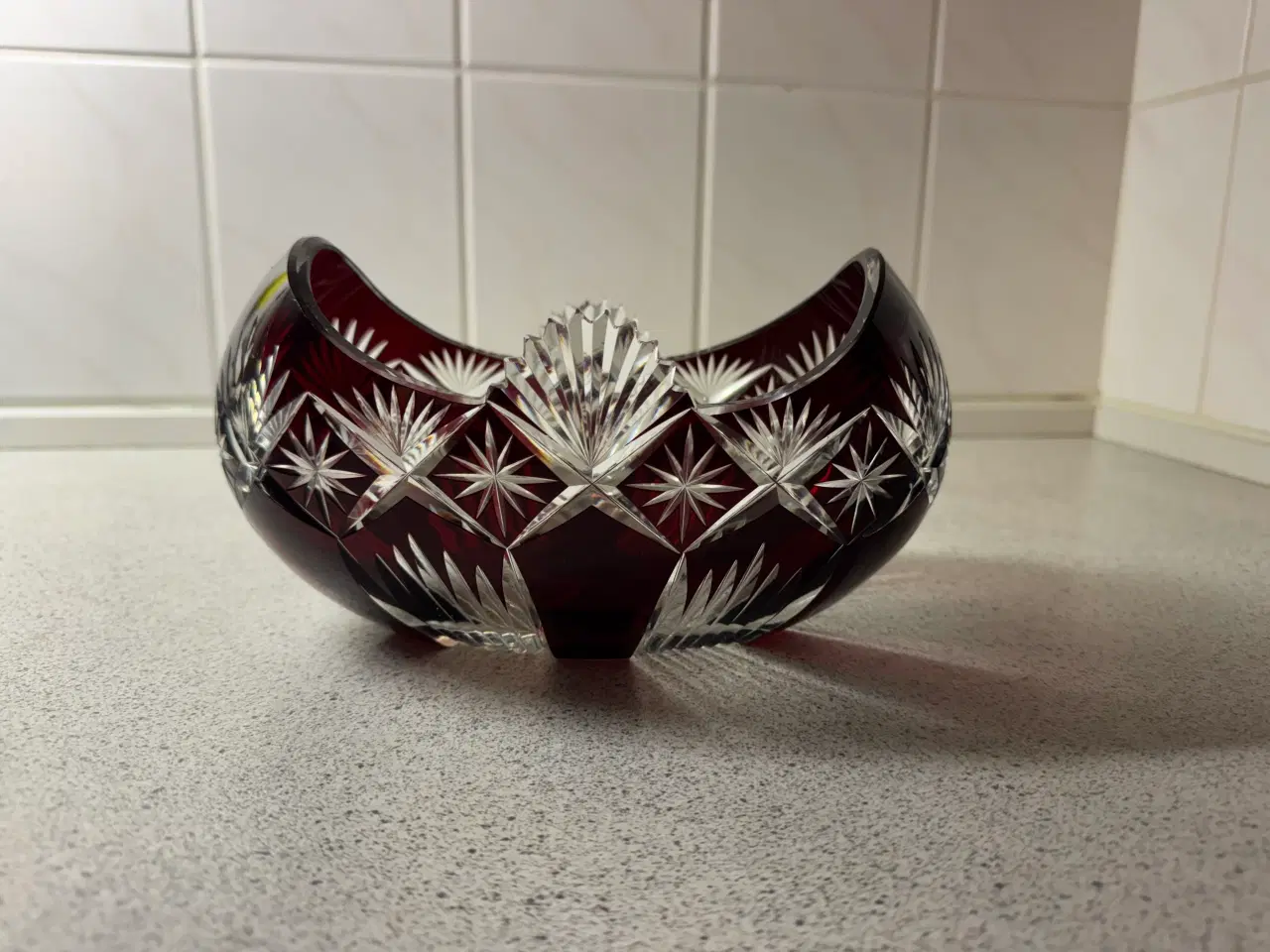 Billede 1 - Krystal glasskål