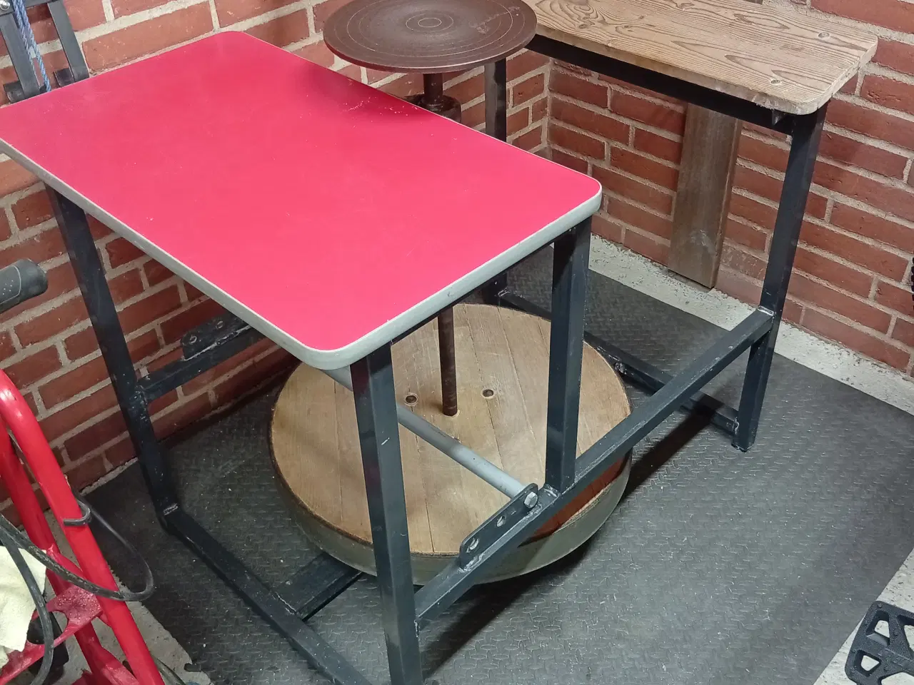 Billede 1 - Gammel skole drejebænk