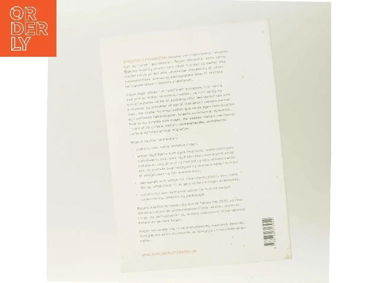 Billede 3 - Sprogfag i forandring : pædagogik og praksis (Bog)