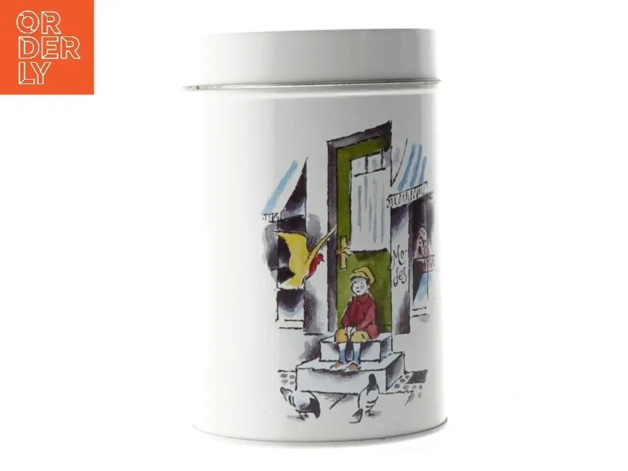 Billede 4 - Metaldåser med Korsbæk-motiv, Matador (str. 11,5 x 17 cm)