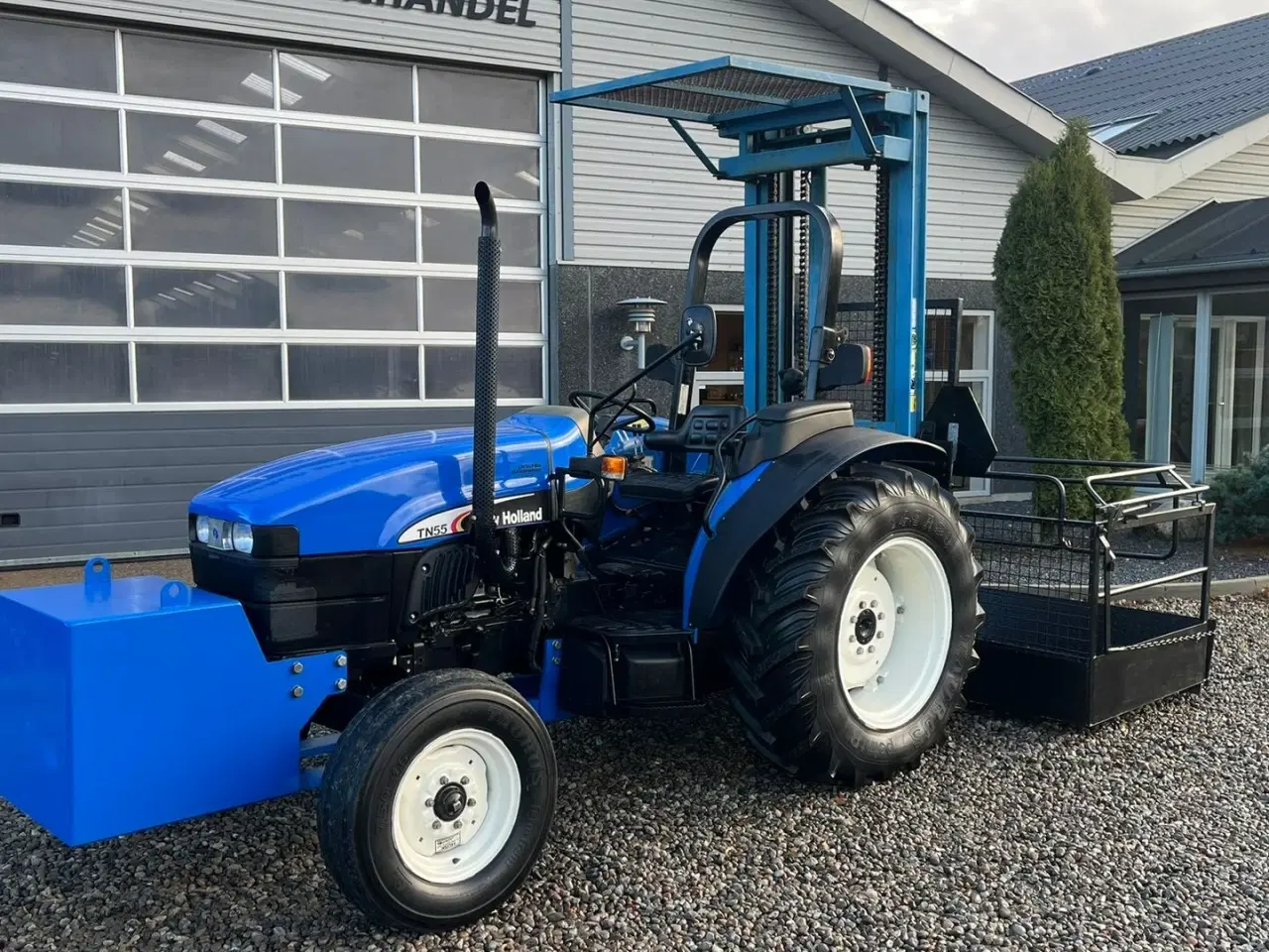 Billede 2 - New Holland TN55D Med Byggelift