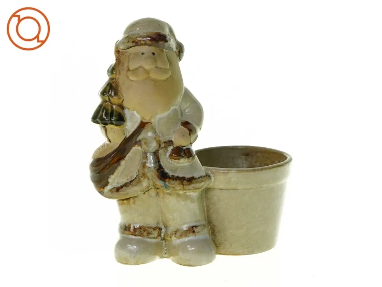 Billede 1 - Urtepotte med nisse (str. 11 x 15 cm)