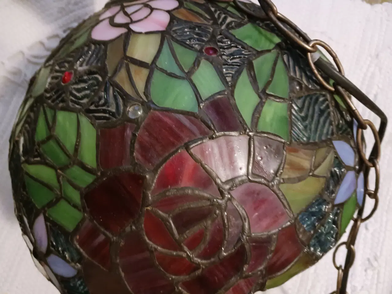 Billede 2 - Tiffany loftlampe gammel