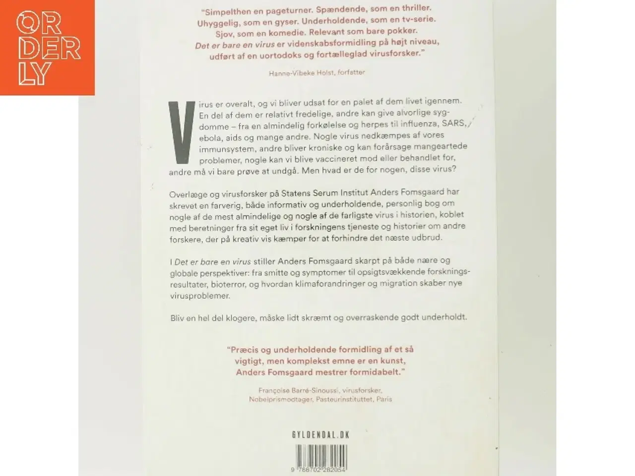 Billede 3 - Det er bare en virus : vilde beretninger om virus og kampen mod dem : nyt om corona, diarré og abekopper af Anders Fomsgaard (Bog)