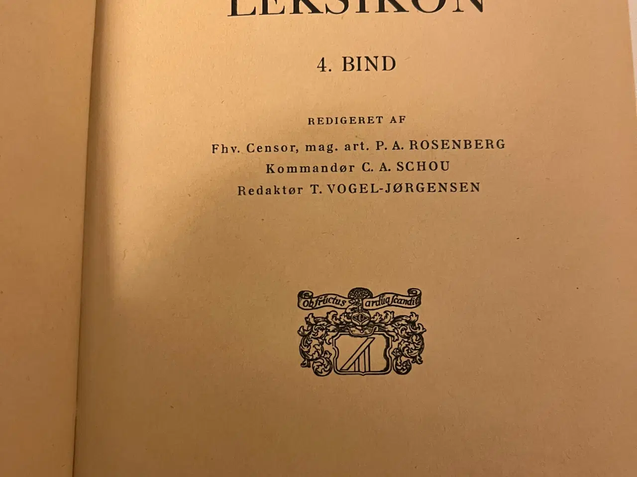 Billede 1 - Illustreret Dansk Konversationsleksikon 1937