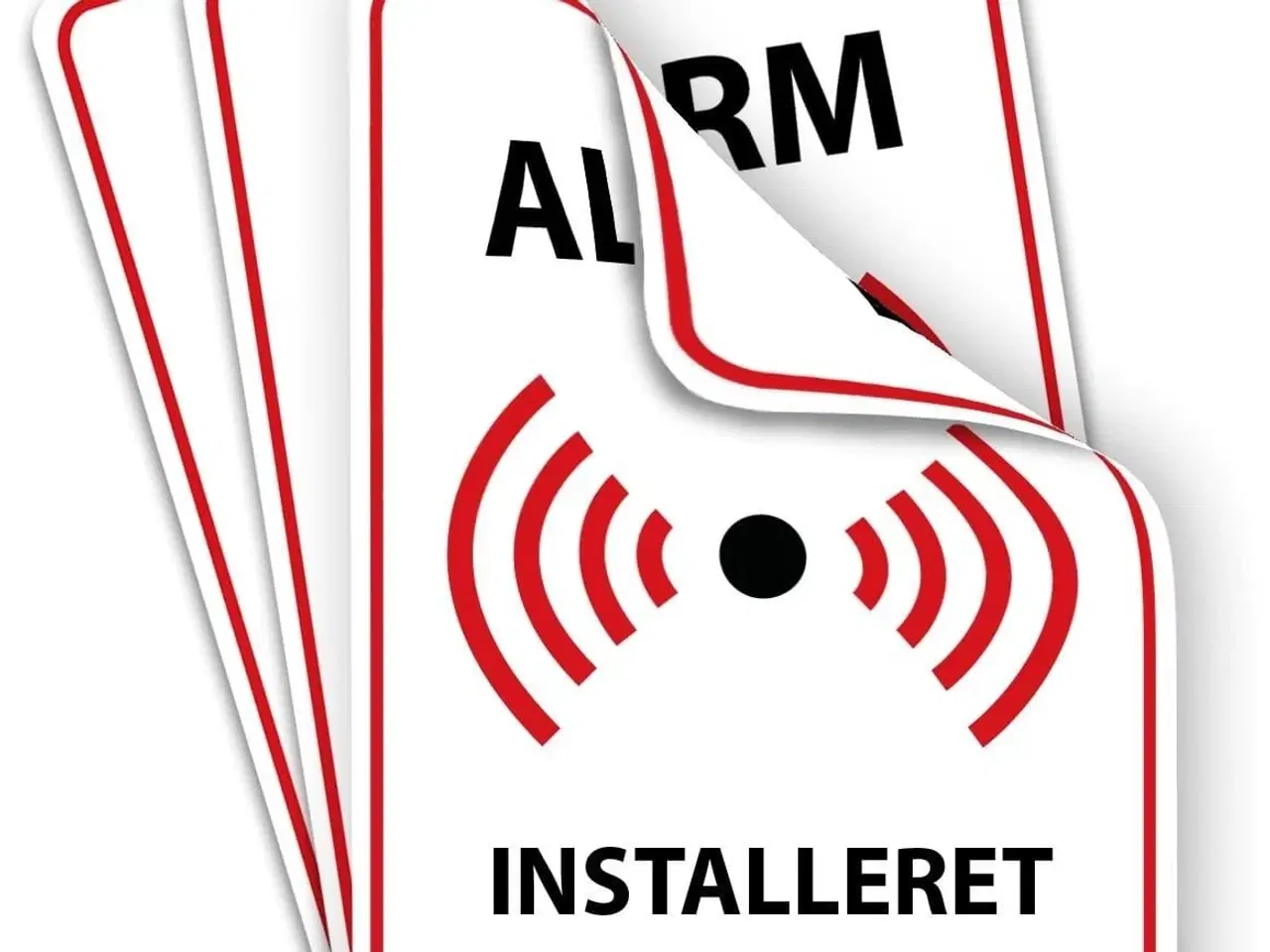 Billede 3 - Alarm klistermærke