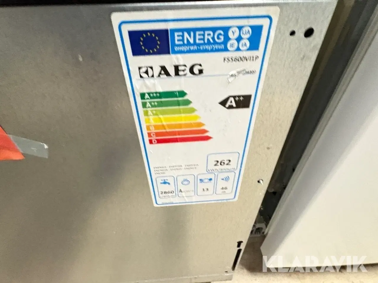 Billede 8 - Opvaskemaskine AEG F55600VI1P