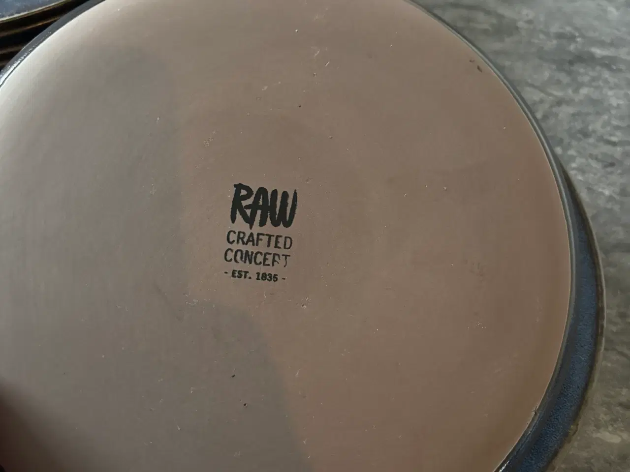 Billede 6 - RAW by Aida tallerkener i blå og grå