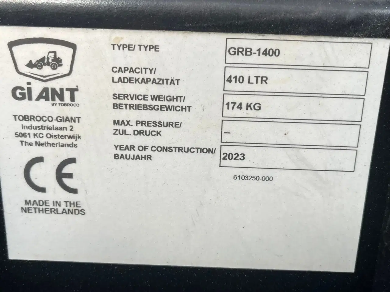 Billede 22 - Giant G2200E X-tra E Elektrisk minilæsser. DEN HAR KUN KØRT DEMO OG ER SOM NY