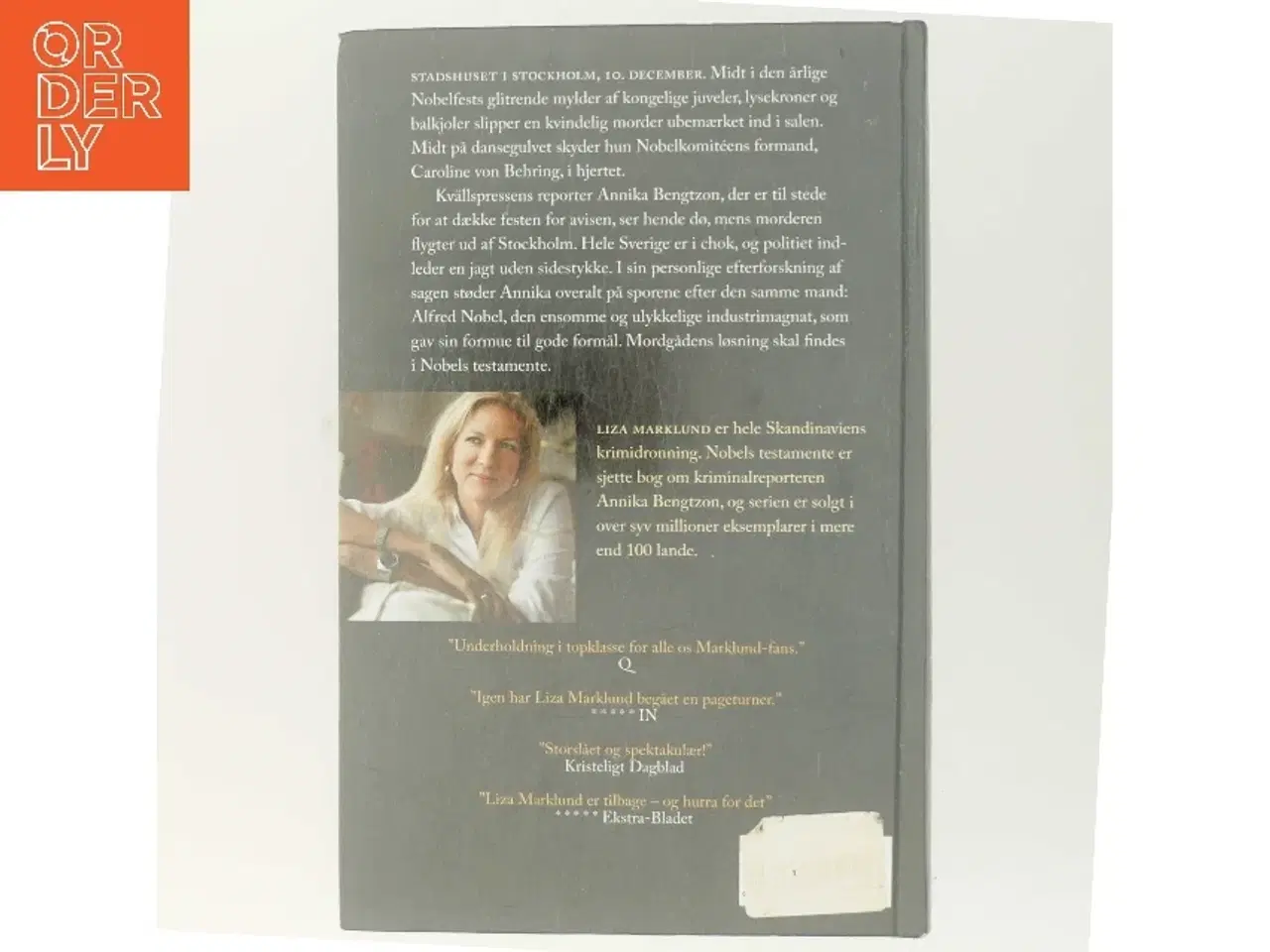 Billede 3 - Nobels Testamente af Liza Marklund (Bog)