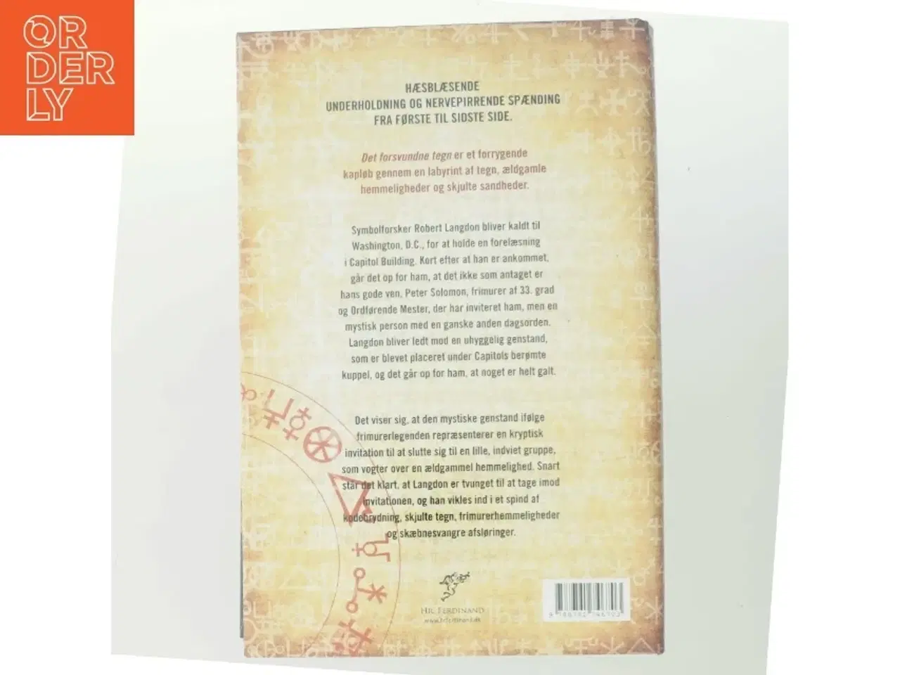 Billede 3 - Det forsvundne tegn af Dan Brown (Bog)