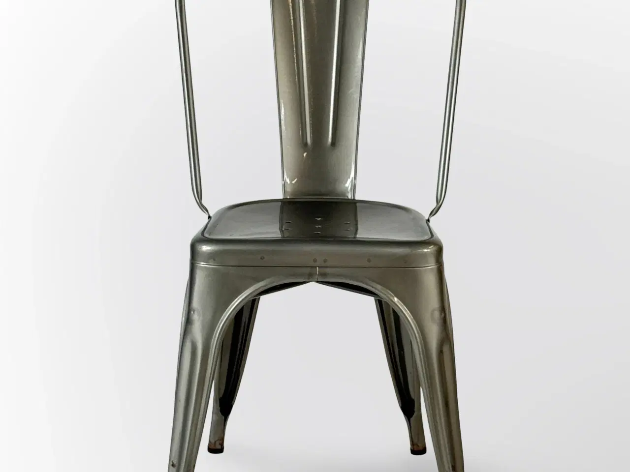 Billede 4 - Tolix A Stol – Grå Metal