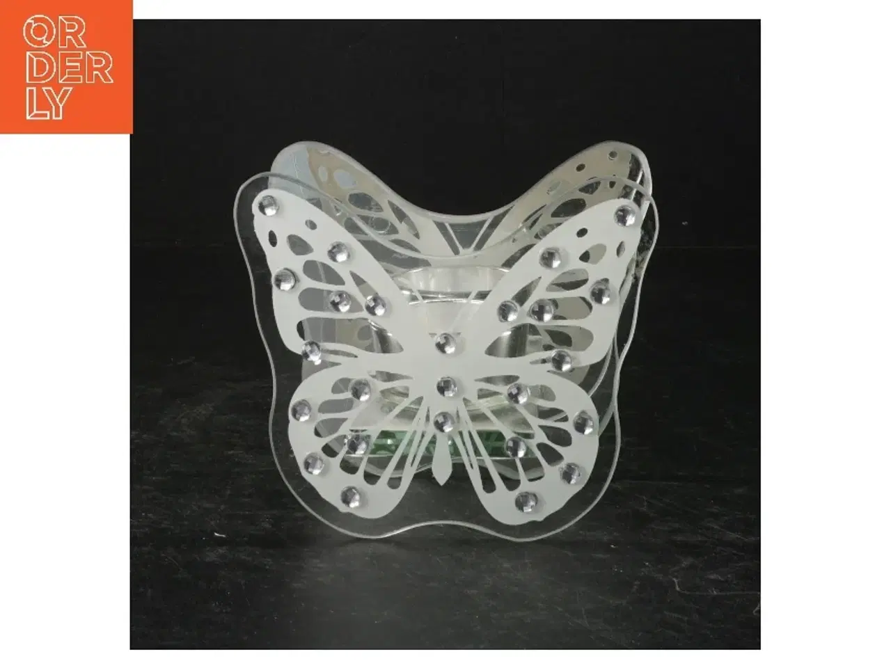 Billede 1 - Glas fyrfadslys holder