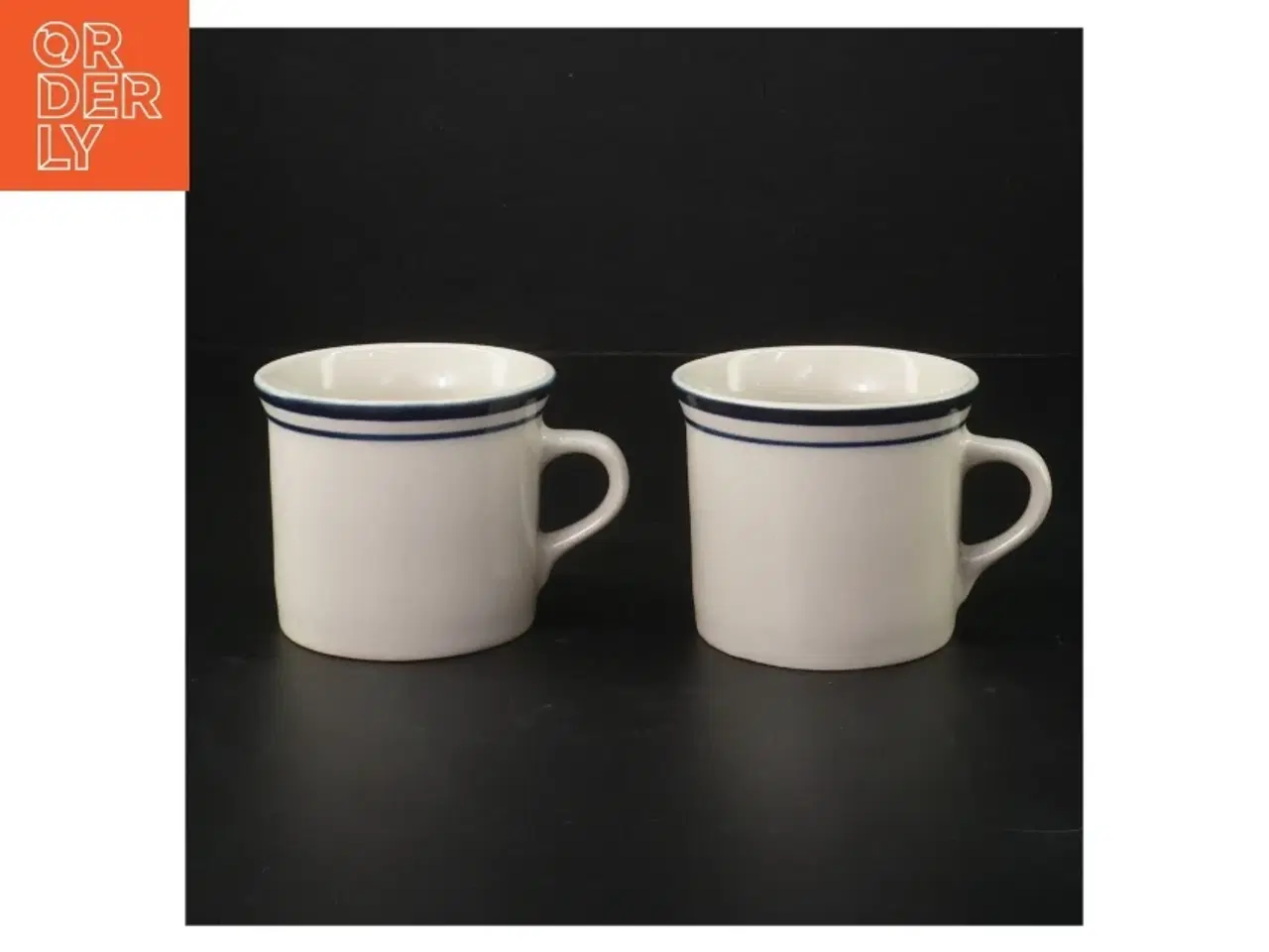 Billede 1 - Sæt med to keramik kopper (str. H. 7,5 cm ø. 8,5 cm)