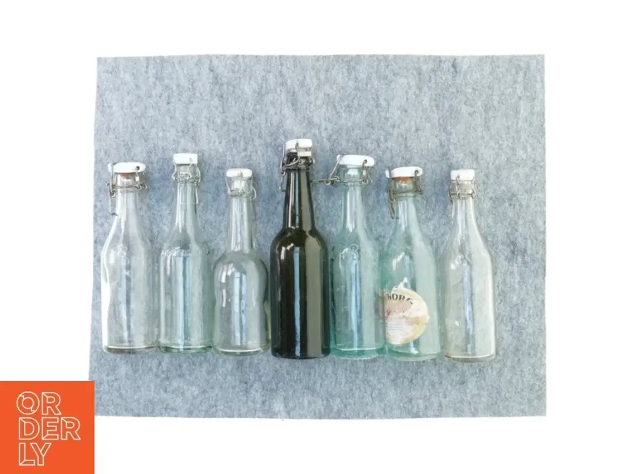 Billede 1 - Forskellige patentflasker vintage glasflasker (str. 20 cm)