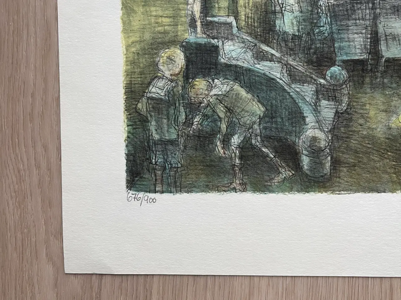 Billede 2 - Ib Spang Olesen litografi