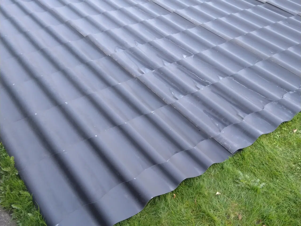 Billede 4 - Sorte ståltagplader