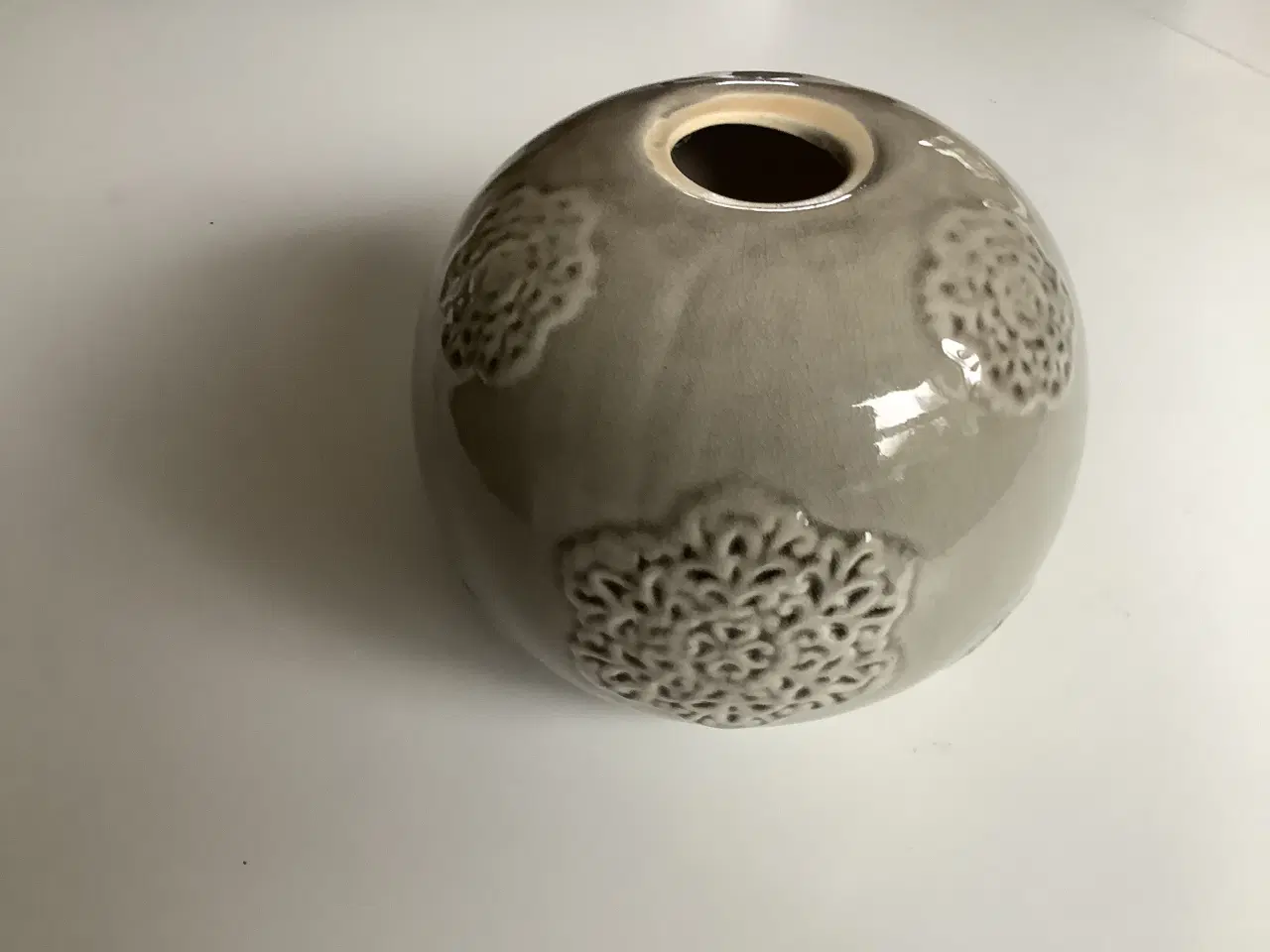 Billede 1 - Kugle blomstervase.