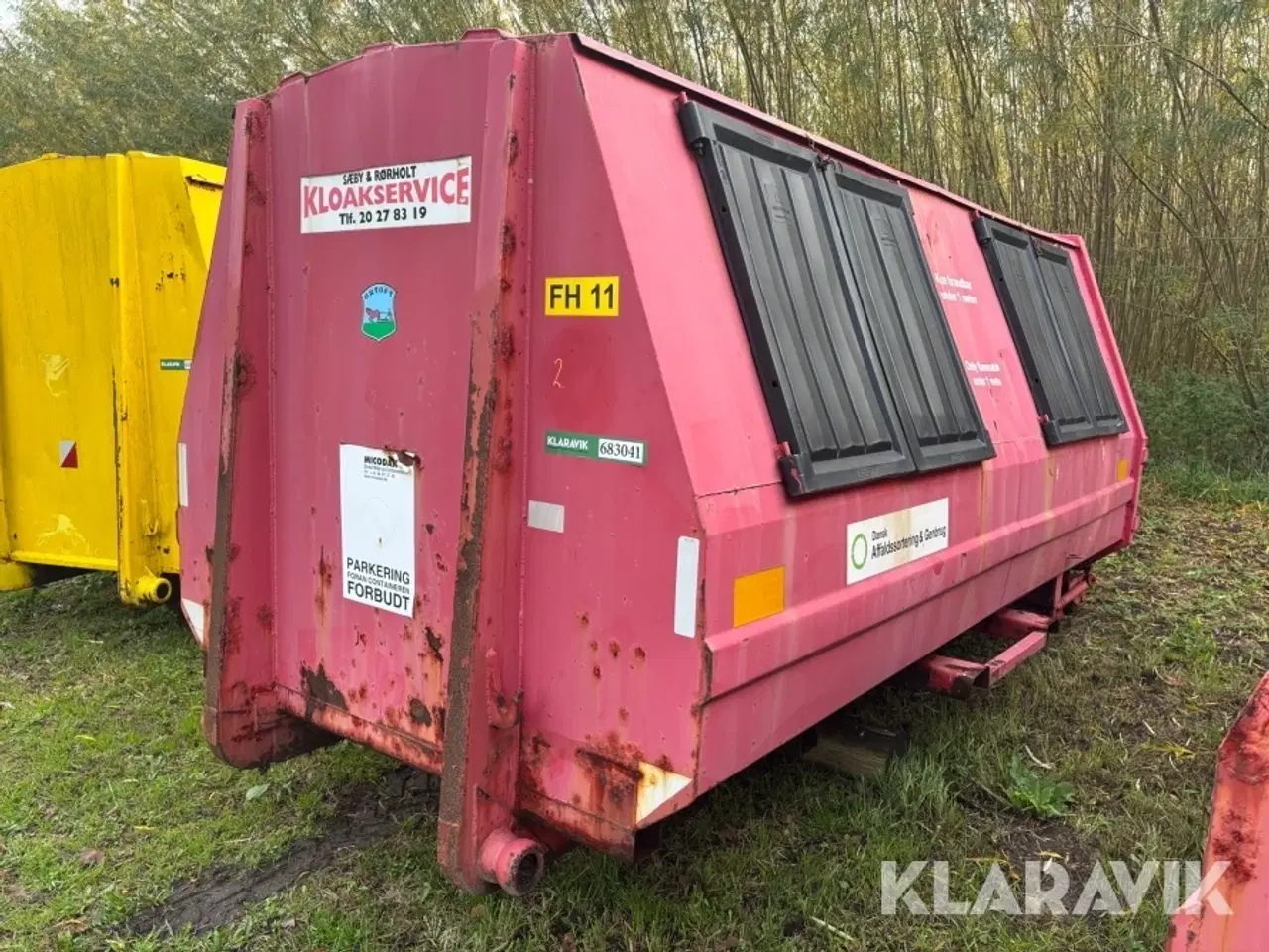 Billede 1 - Miljøcontainer Miljø-Art 4000 type L 3/3 mm