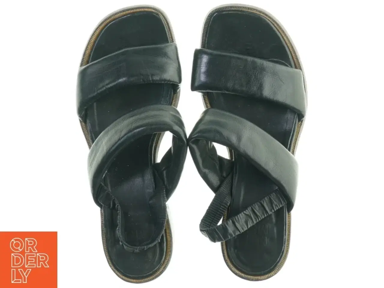Billede 2 - Sorte MOMA sandaler fra Moma (str. 37,5)