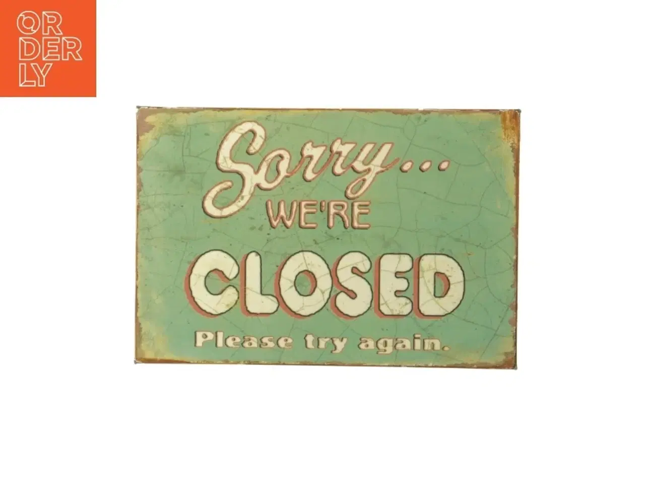 Billede 4 - Vintage 'Open/Closed' skilte (str. 21x14,5 cm)