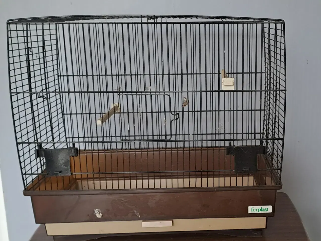 Billede 1 - Fuglebur i sort/brun