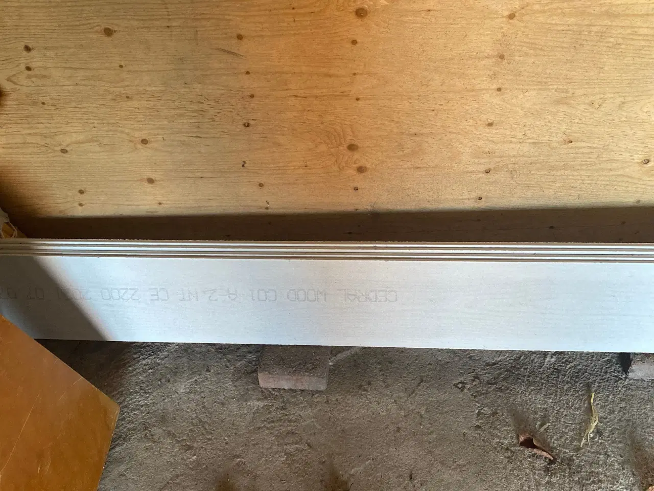 Billede 1 - hardie plank træstruktur