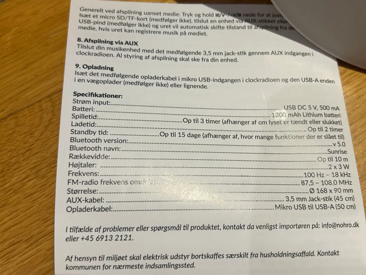 Billede 11 - Næsten ny clockradio med mange funktioner