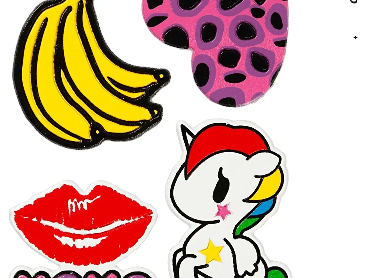 Billede 1 - Soft Stickers, XOXO, ark 12,2x17,75 cm, 1 ark