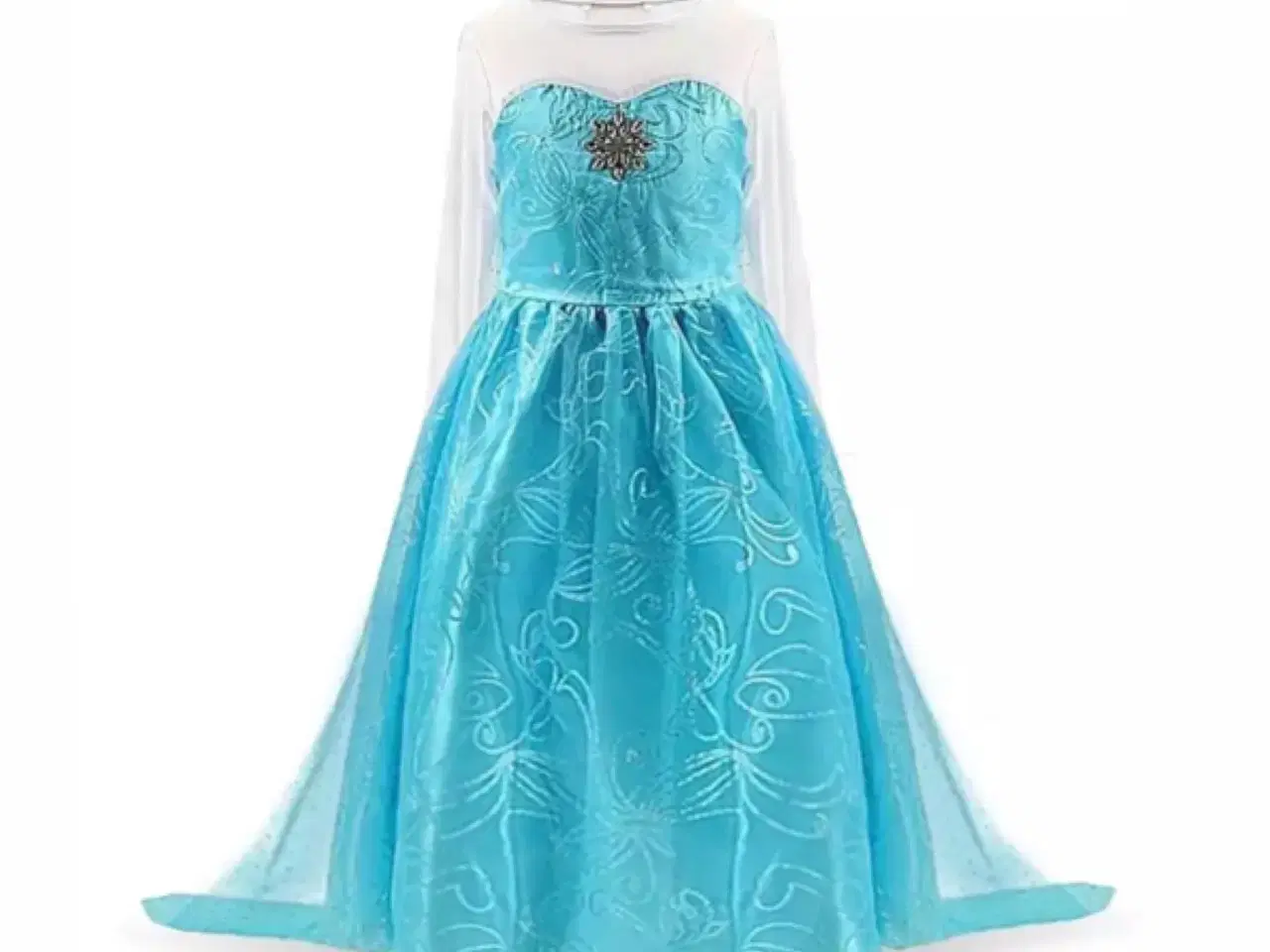 Billede 7 - Frost kjole str. 104 med Elsa udklædning festkjole