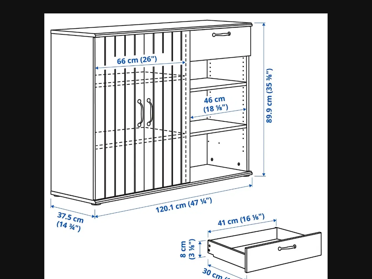 Billede 2 - Ikea skab