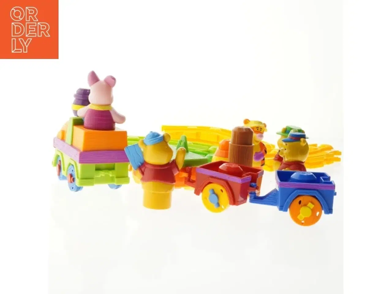 Billede 2 - Legetøjstog med skinner og figurer fra Top Toy (str. 21 x 8 cm)