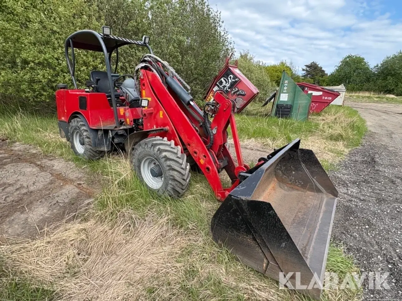 Billede 7 - Minilæsser Thaler 6122 P med grebklo og gafler