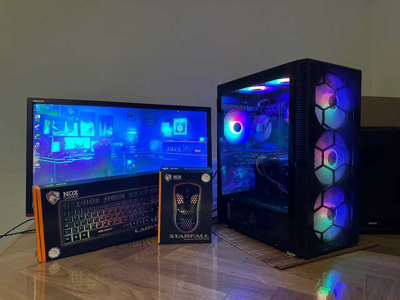 Billede 1 - Stærk Gamer, i5-9400, RTX 2060, 16 GB ram, 500 GB