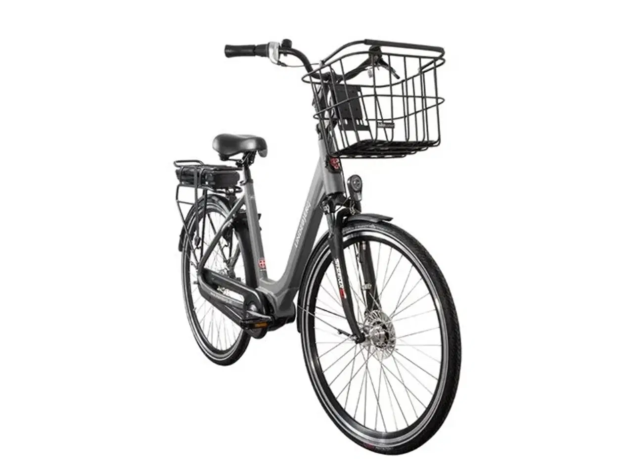 Billede 3 - Lindebjerg 28'' Elcykel Shopper Deluxe - Stone Grey