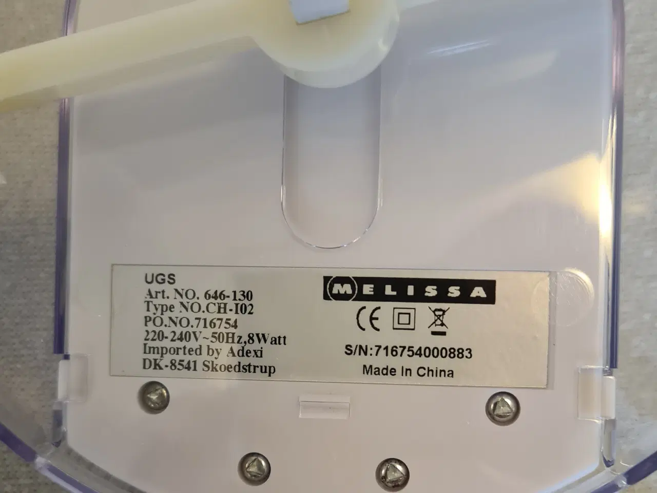 Billede 5 - Melissa NCJ-28-90 Ismaskine hvid