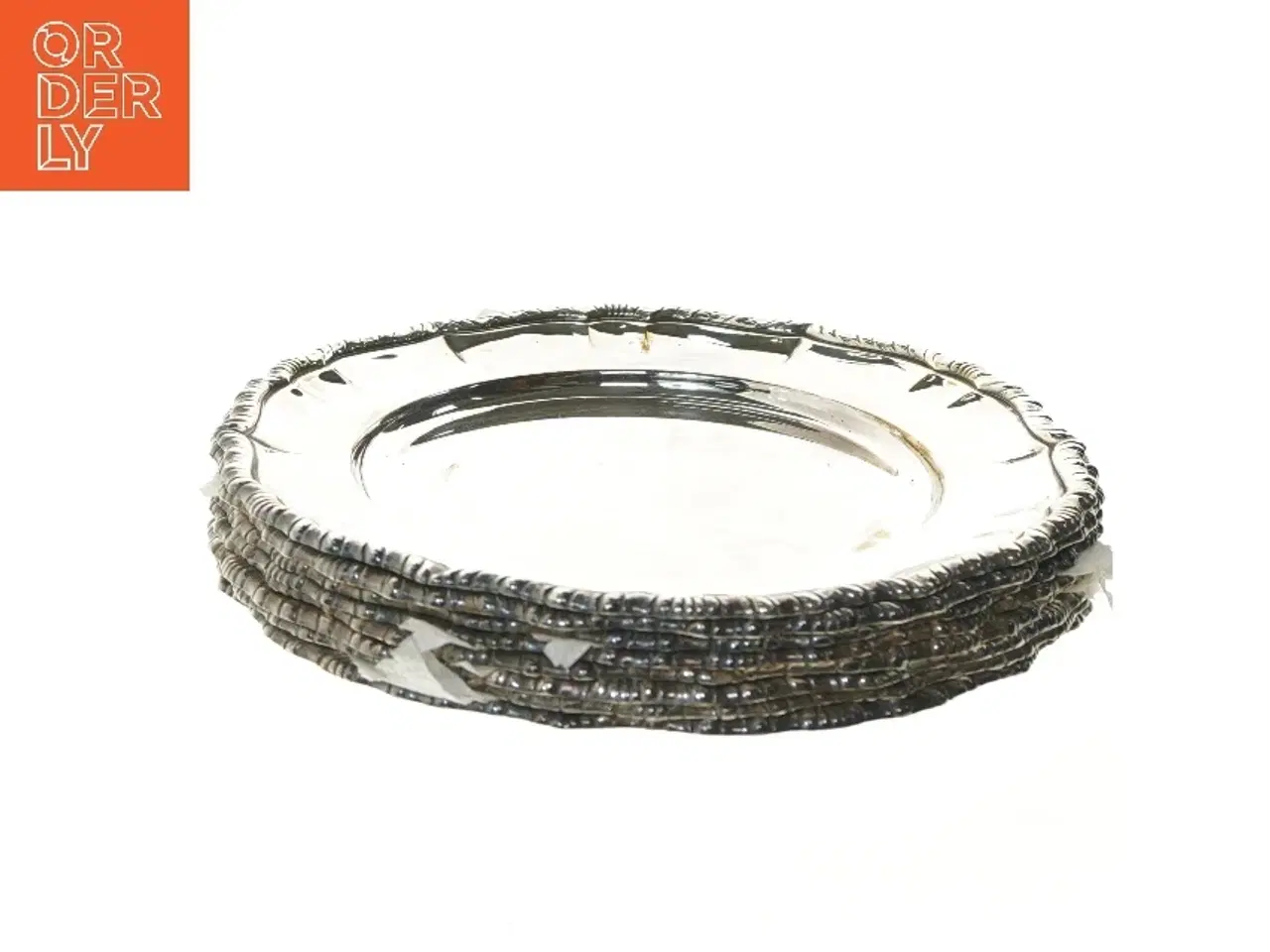 Billede 1 - Sæt med 8 dekorative tallerkener (str. 8 stk Ø 28,5 cm)